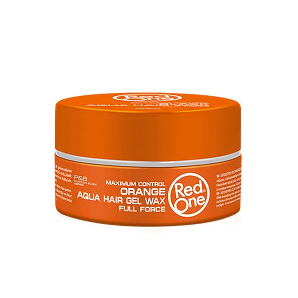 Cire coiffante Orange Aqua Hair Gel Wax - Red one ® 150 ml 🍊